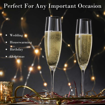 Wine & Champagne Glasses Set of 4