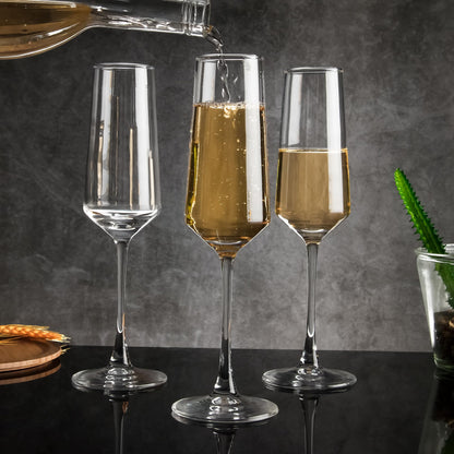 8 oz champagne glasses
