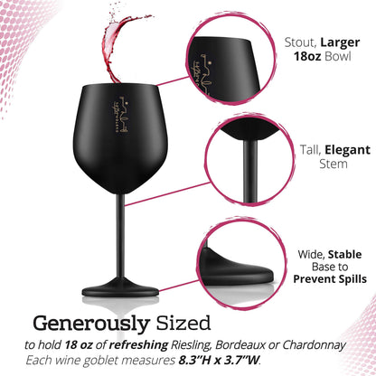 Stainless Steel Wine Glass