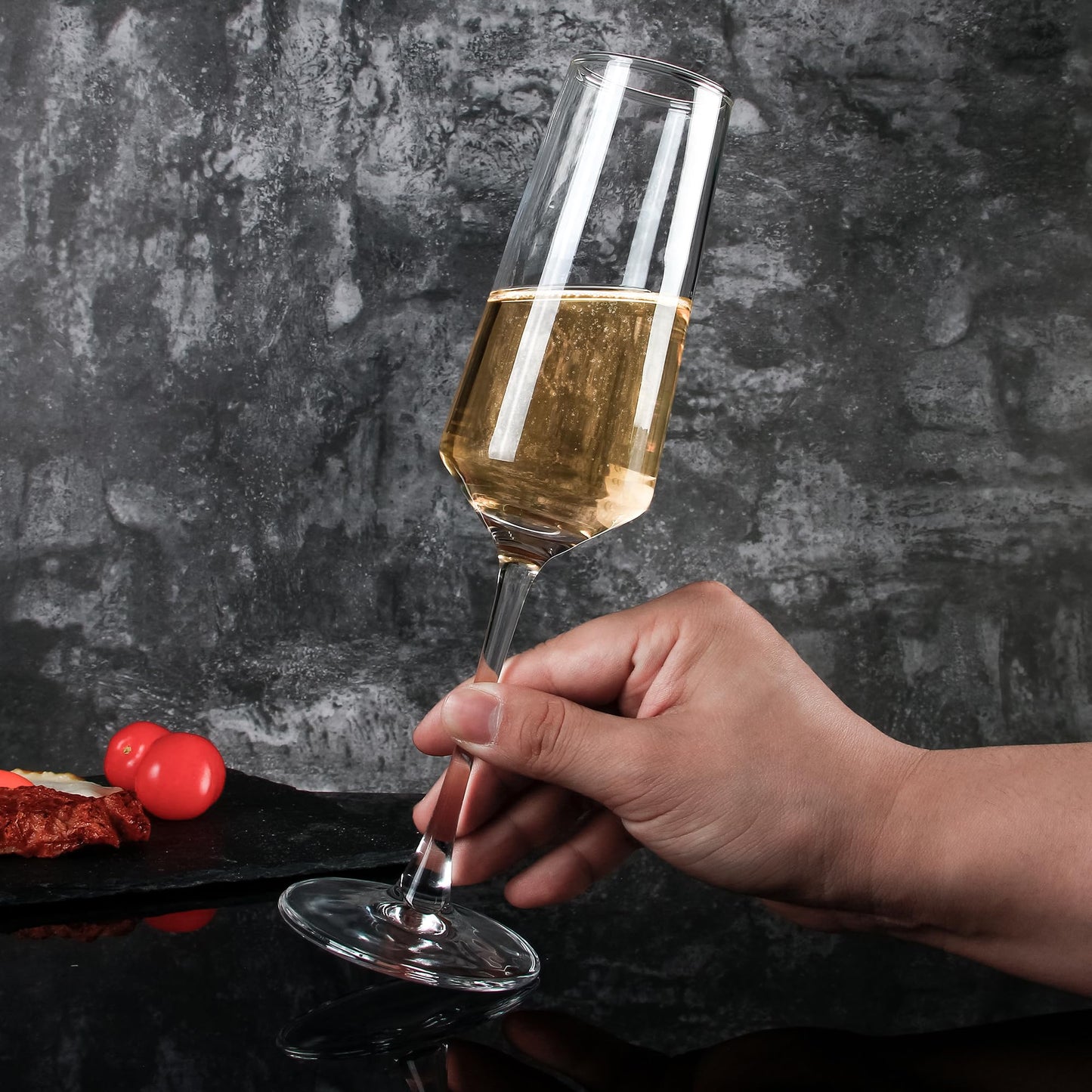 8 oz champagne glasses