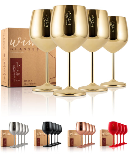 Stainless Steel Wine Glass