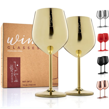 Stainless Steel Wine Glass