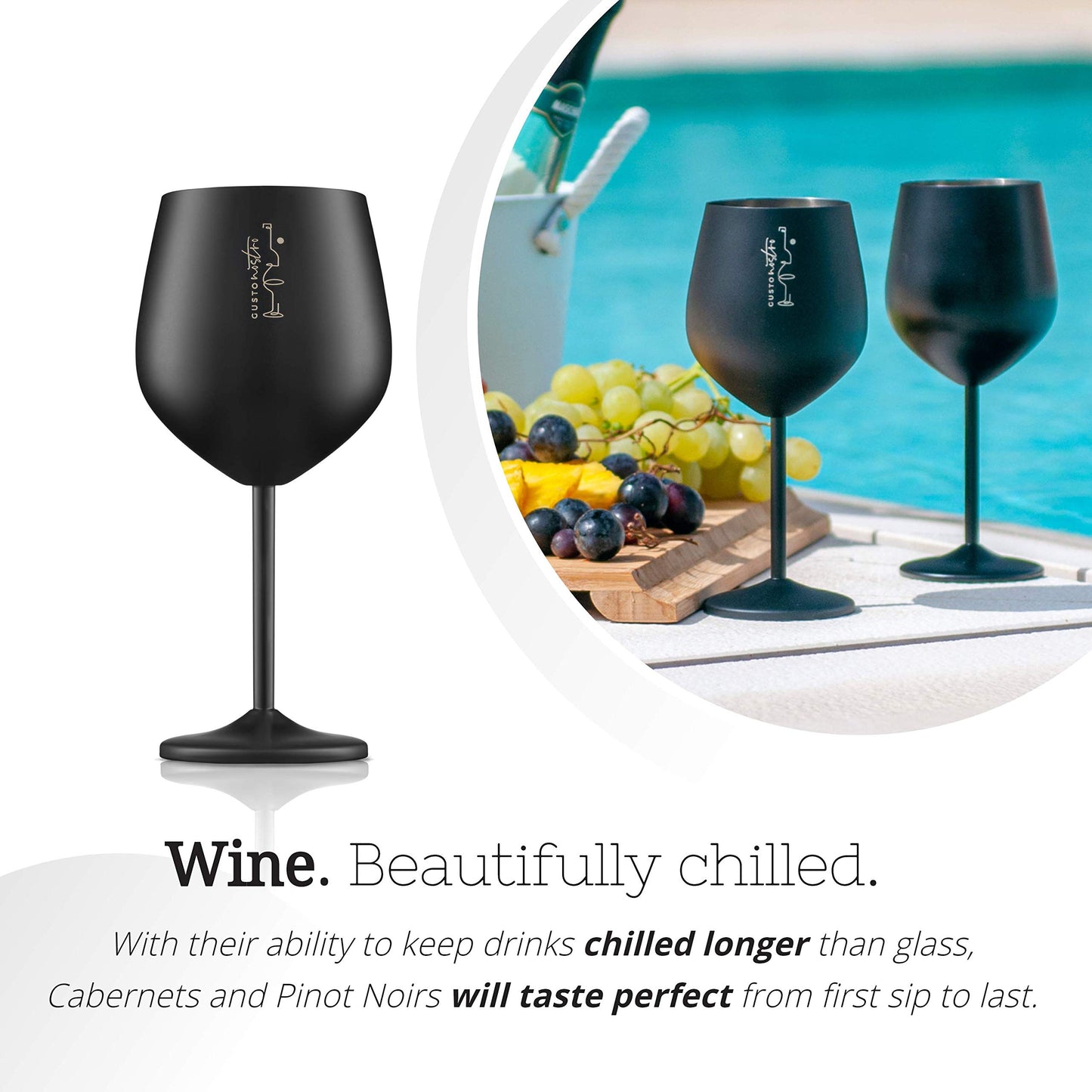 Stainless Steel Wine Glass