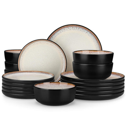 Ceramic Plates & Bowls Dinnerware Set